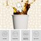 16oz Hot Cups - Set of 100, premium quality food safe coffee cups, FDA-compliant recyclable paper cups, single wall cups for hot and cold drinks, disposable 16oz white party cups